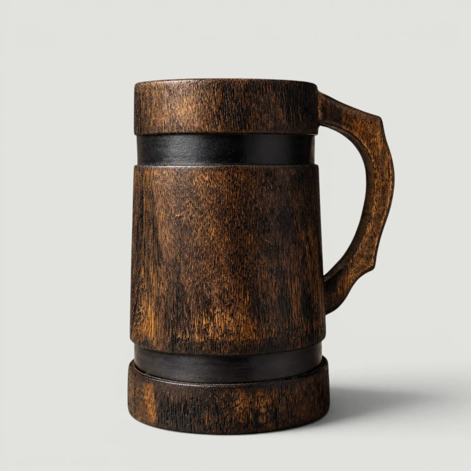 Wooden Barrel Beer Mug or Glass - view 3