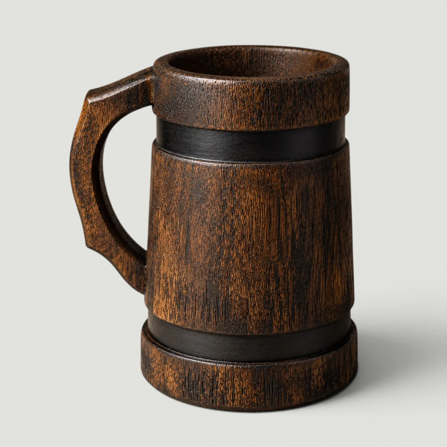 Wooden Barrel Beer Mug or Glass - view 4